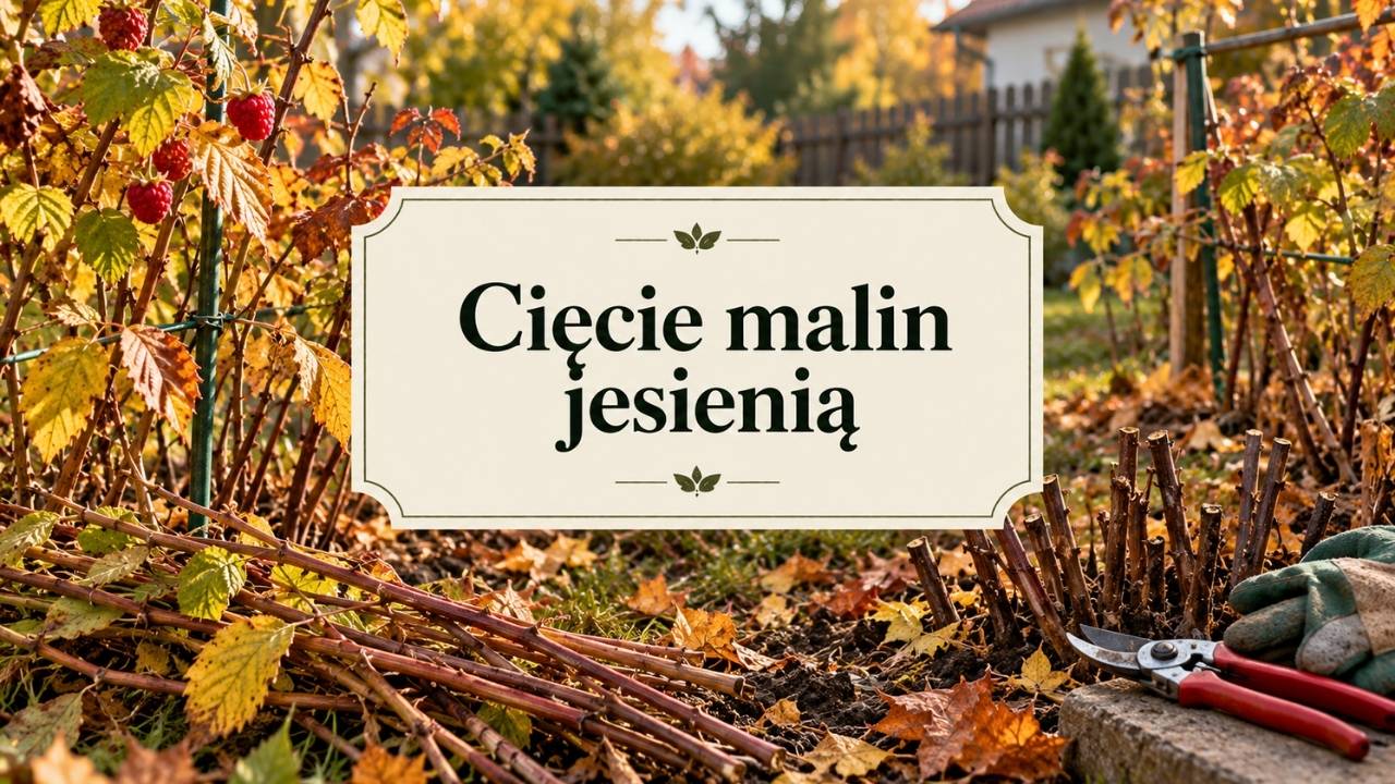 Cięcie malin jesienią - letnie i jesienne
