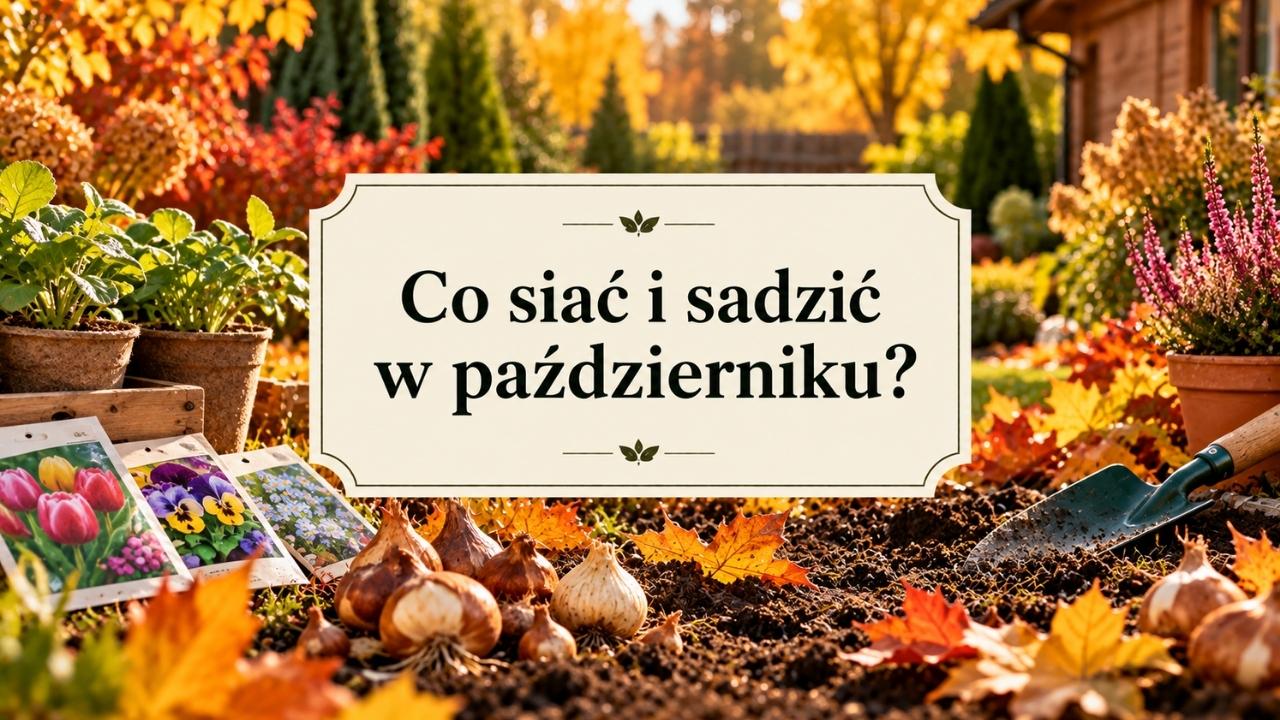 Co siać i sadzić w październiku?