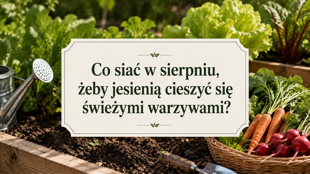 Co siać w sierpniu, żeby jesienią cieszyć się świeżymi warzywami?