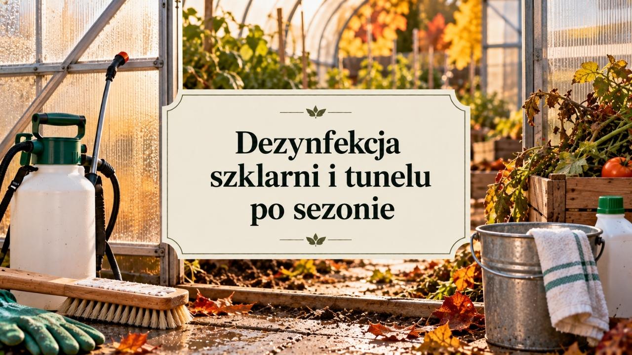 Dezynfekcja szklarni po sezonie