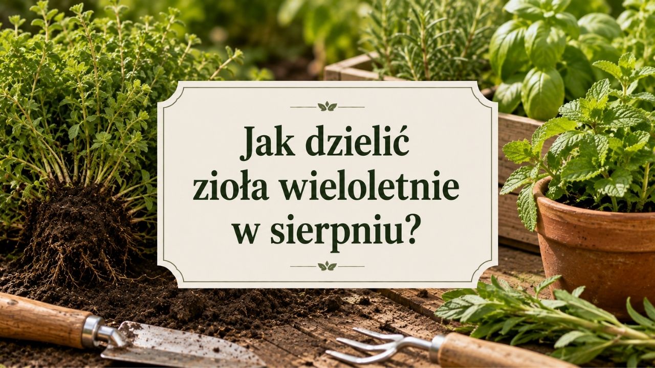 Jak dzielić zioła wieloletnie w sierpniu?