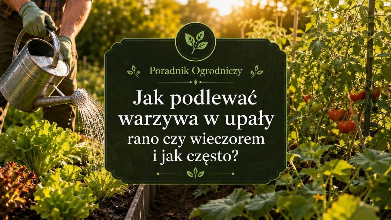 Jak podlewać warzywa w upały?