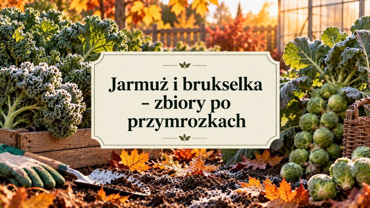 Jarmuż i brukselka - zbiory po przymrozkach