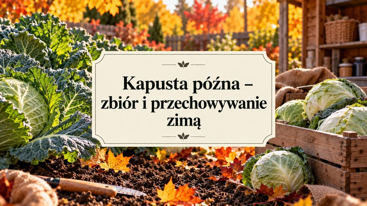 Kapusta późna - zbiór i przechowywanie zimą