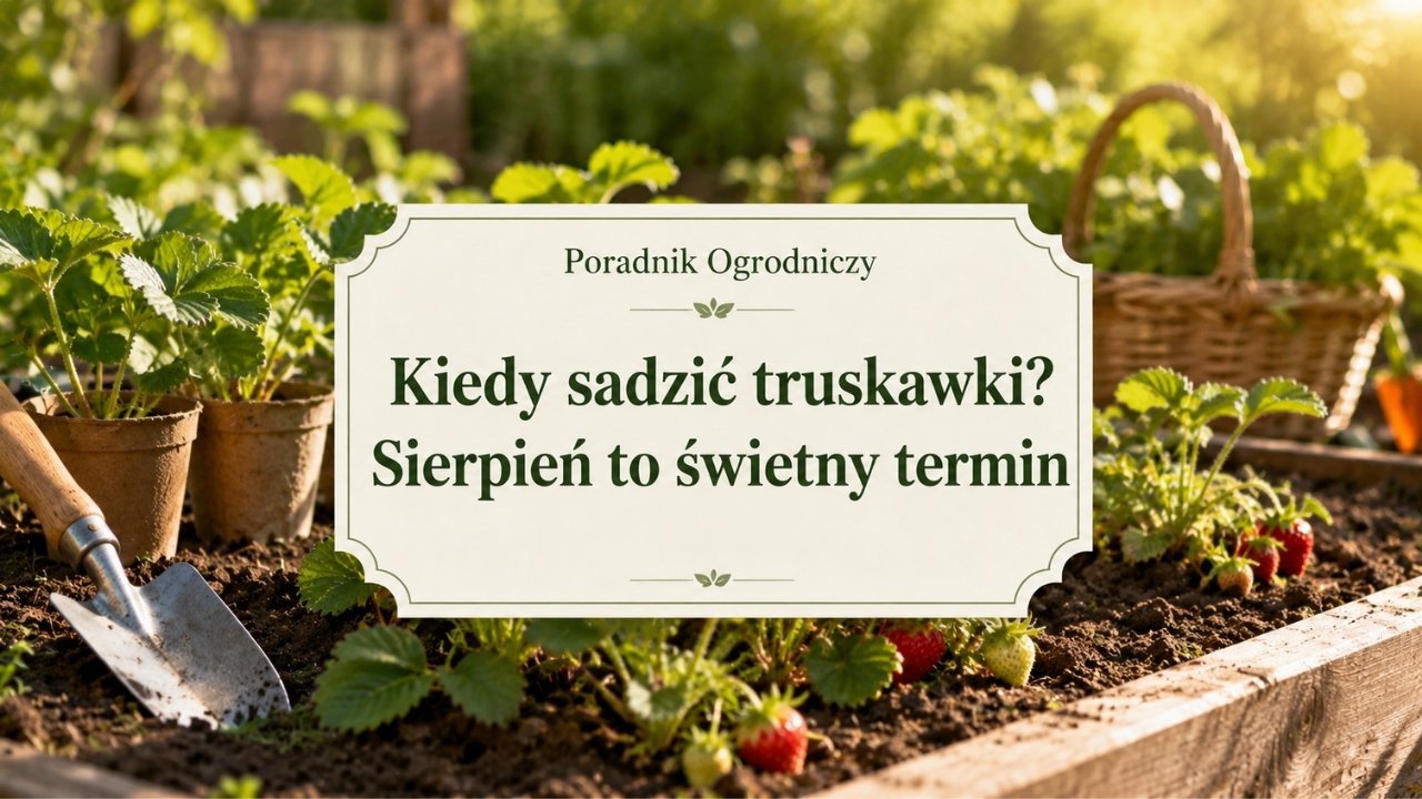 Kiedy sadzić truskawki Sierpień to świetny termin