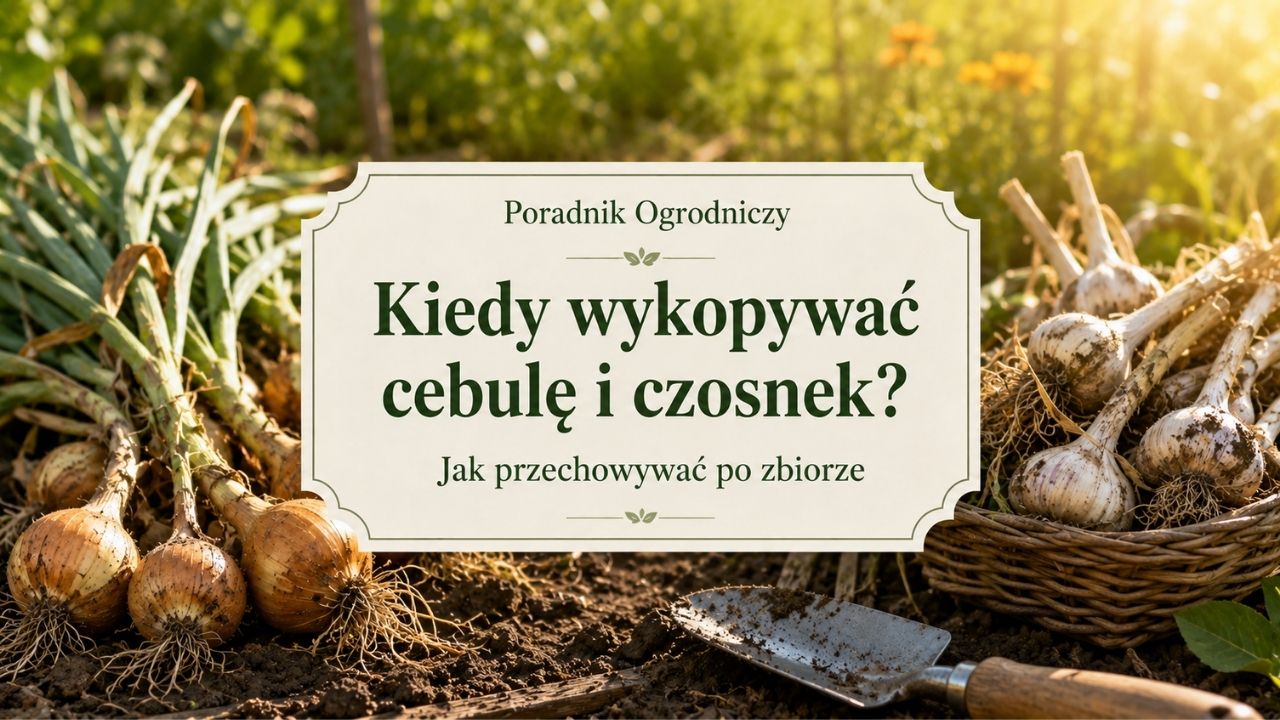 Kiedy wykopywać cebulę i czosnek?
