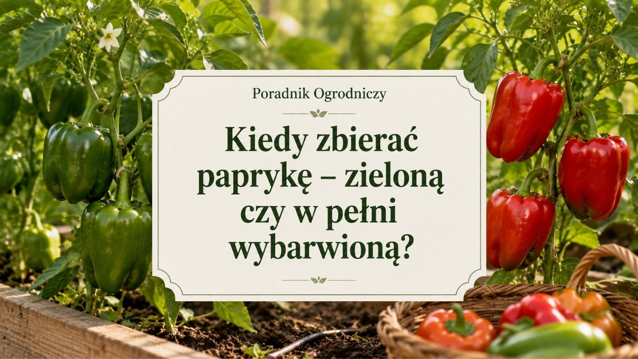 Kiedy zbierać paprykę z krzaka?