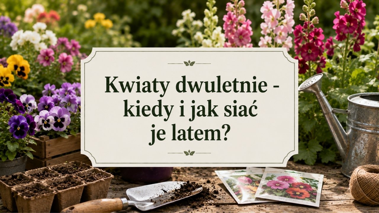 Kwiaty dwuletnie - kiedy i jak siać je latem?