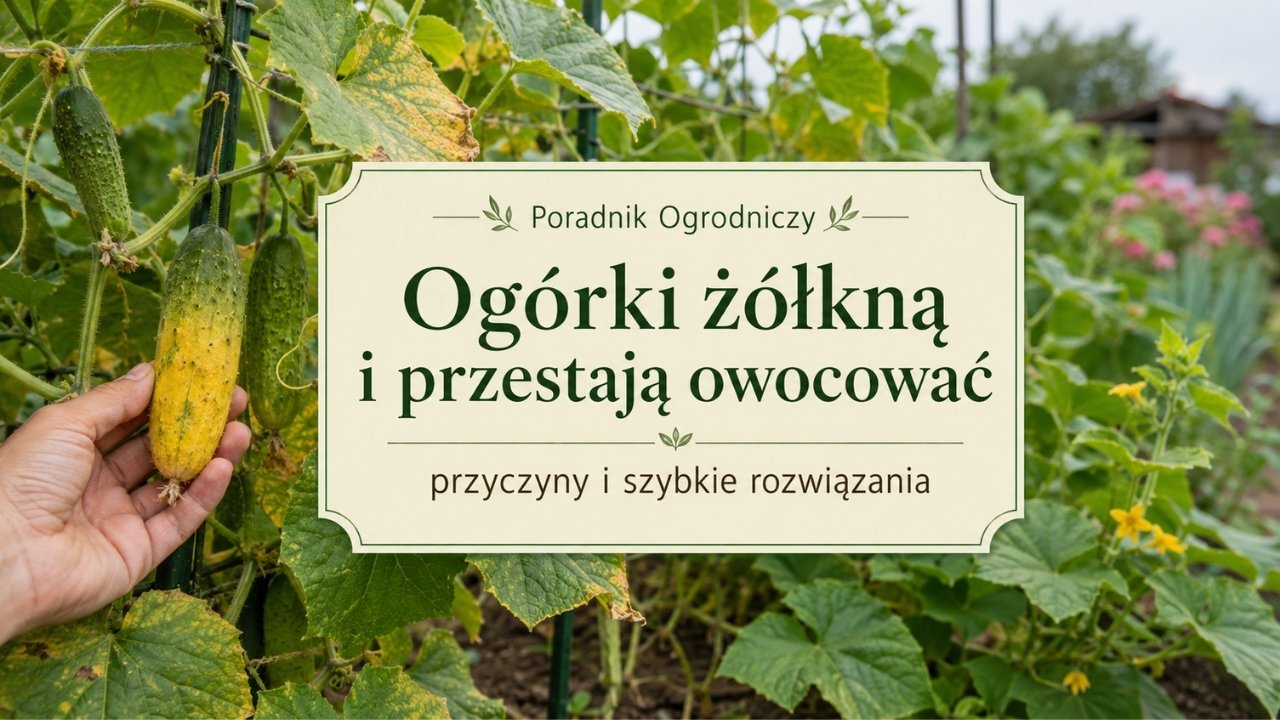 dlaczego ogórki żółkną i przestają owocować?