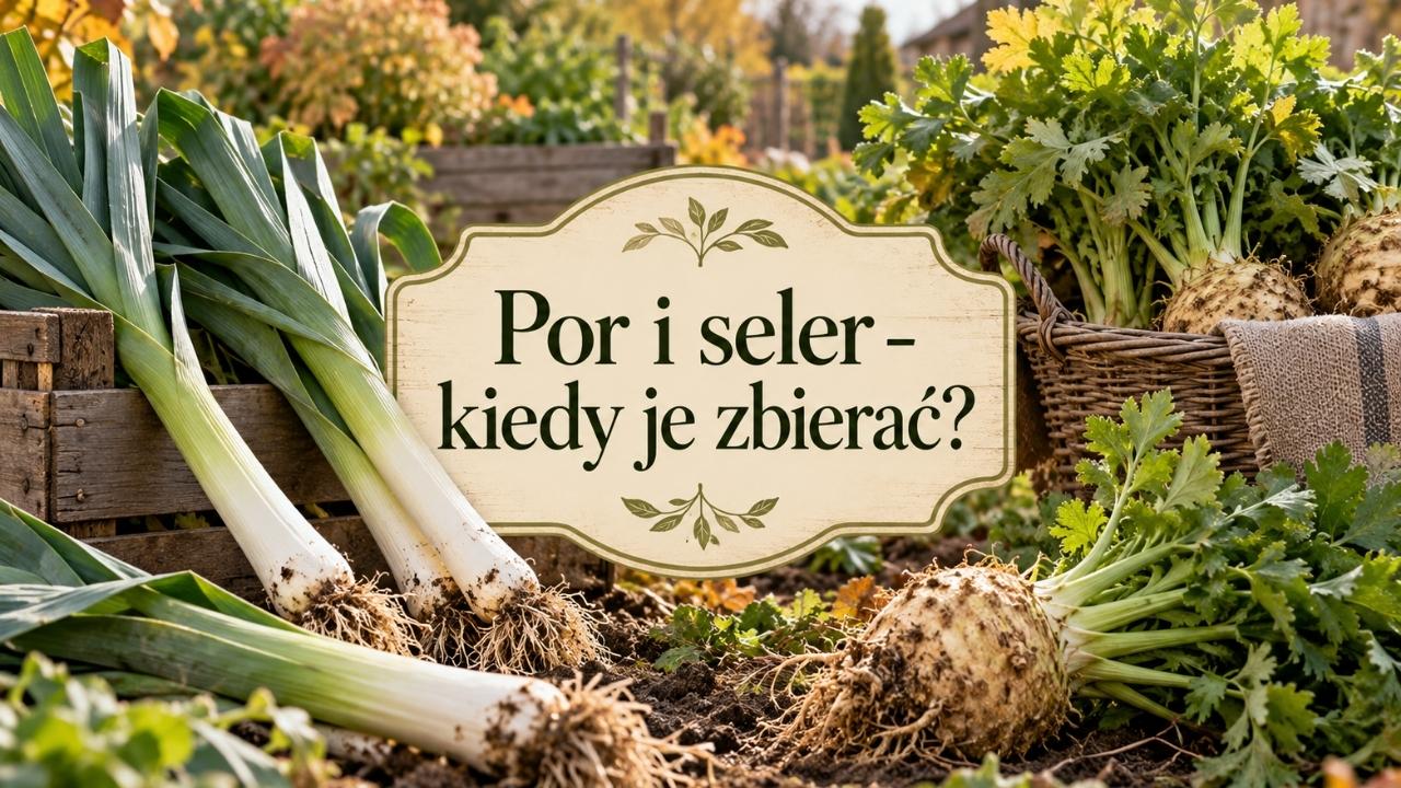 Por i seler - zbiór i przechowywanie zimą