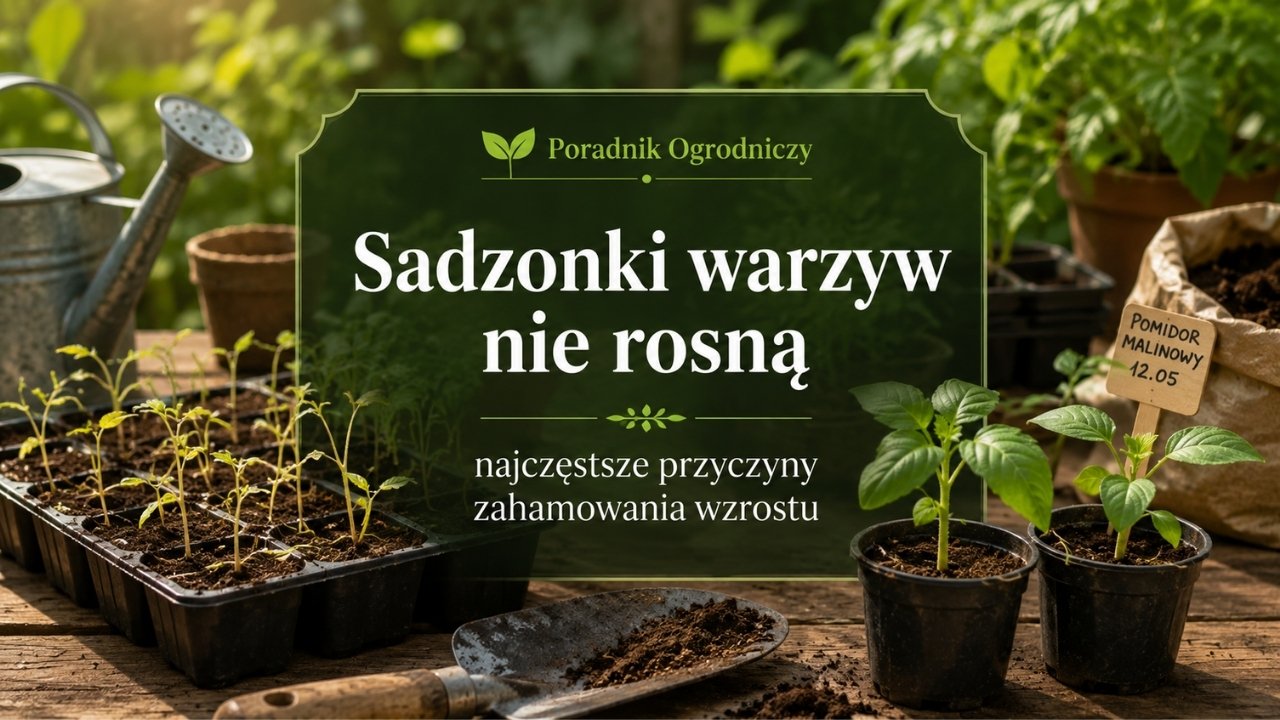 Sadzonki warzyw nie rosną - przyczyny