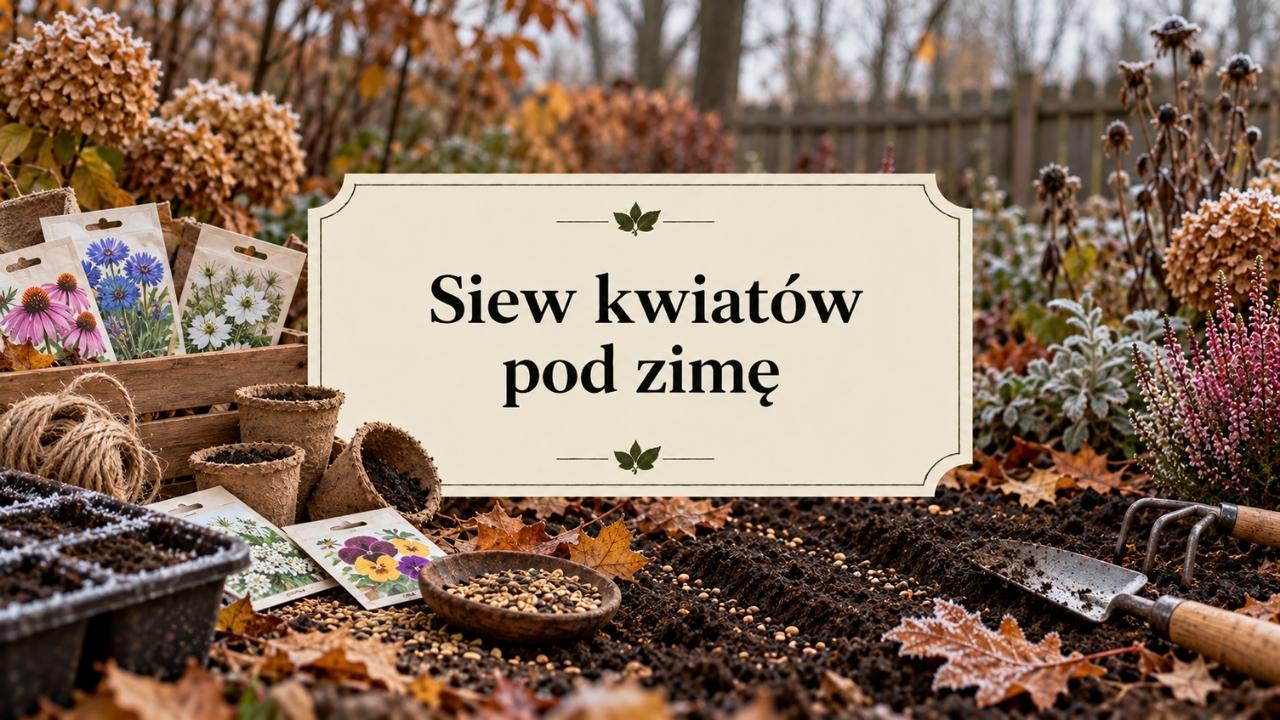 Siew kwiatów pod zimę - które wysiać?