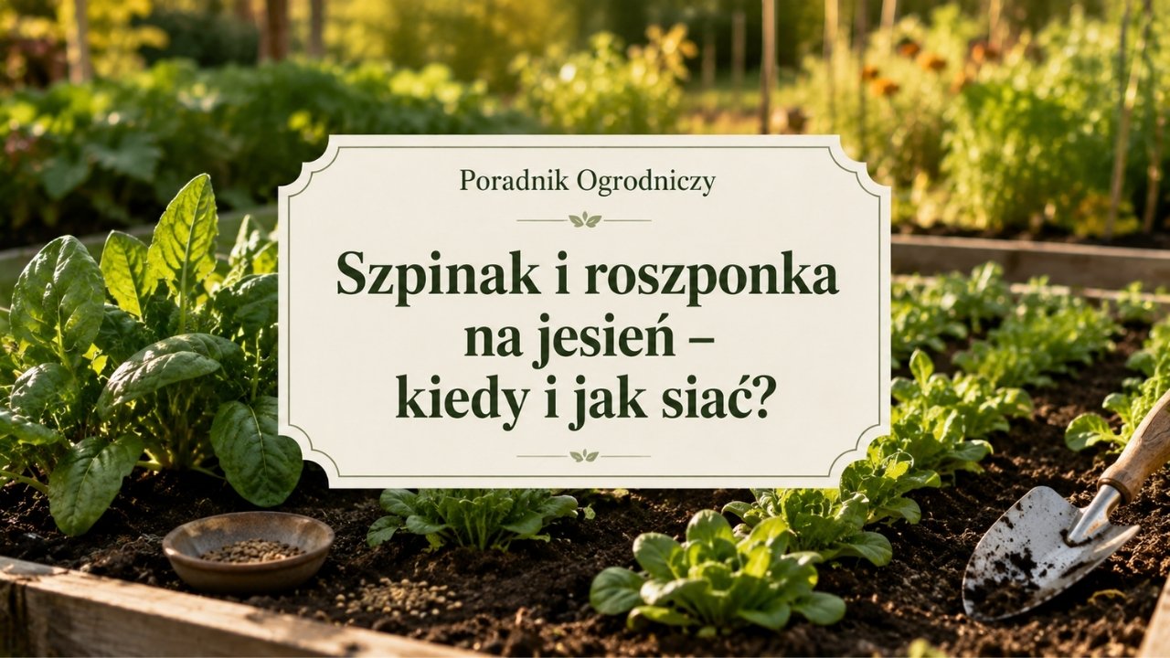 Szpinak i roszponka na jesień