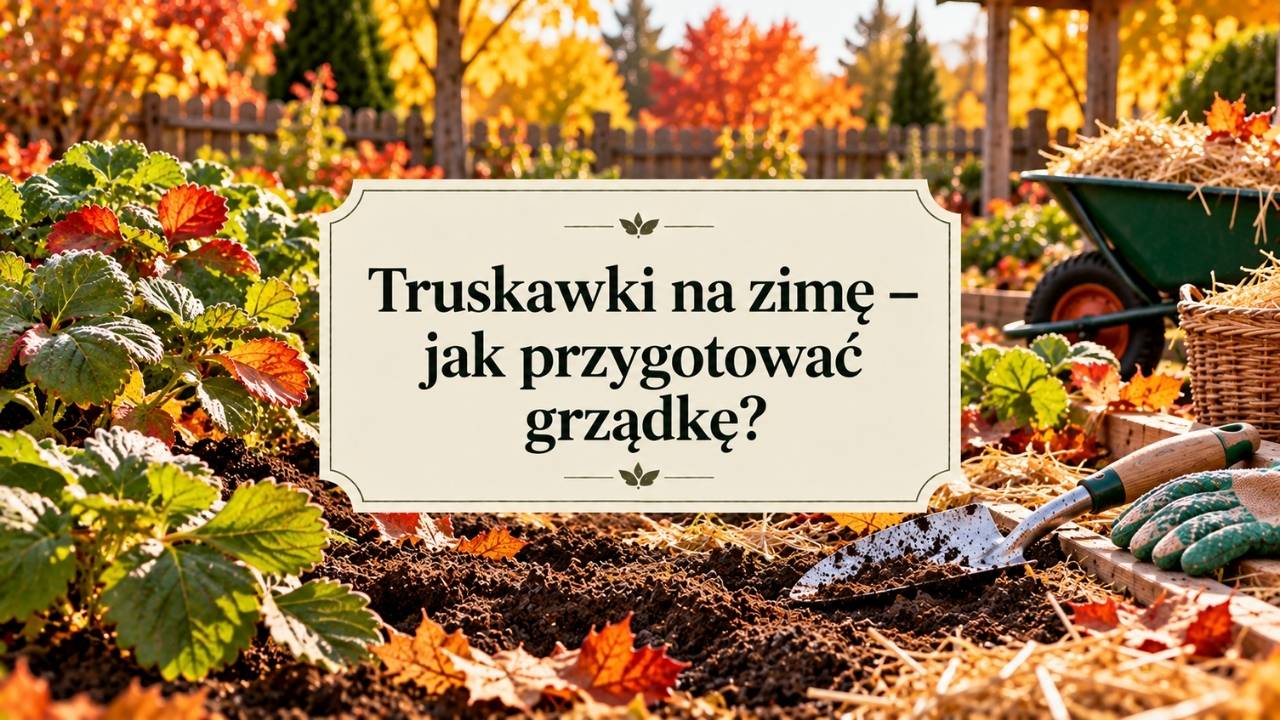 Truskawki na zimę - jak przygotować grządkę?