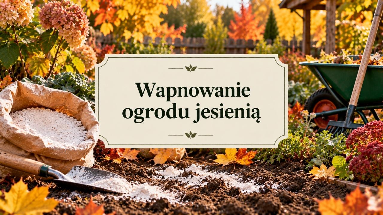 Wapnowanie ogrodu jesienią