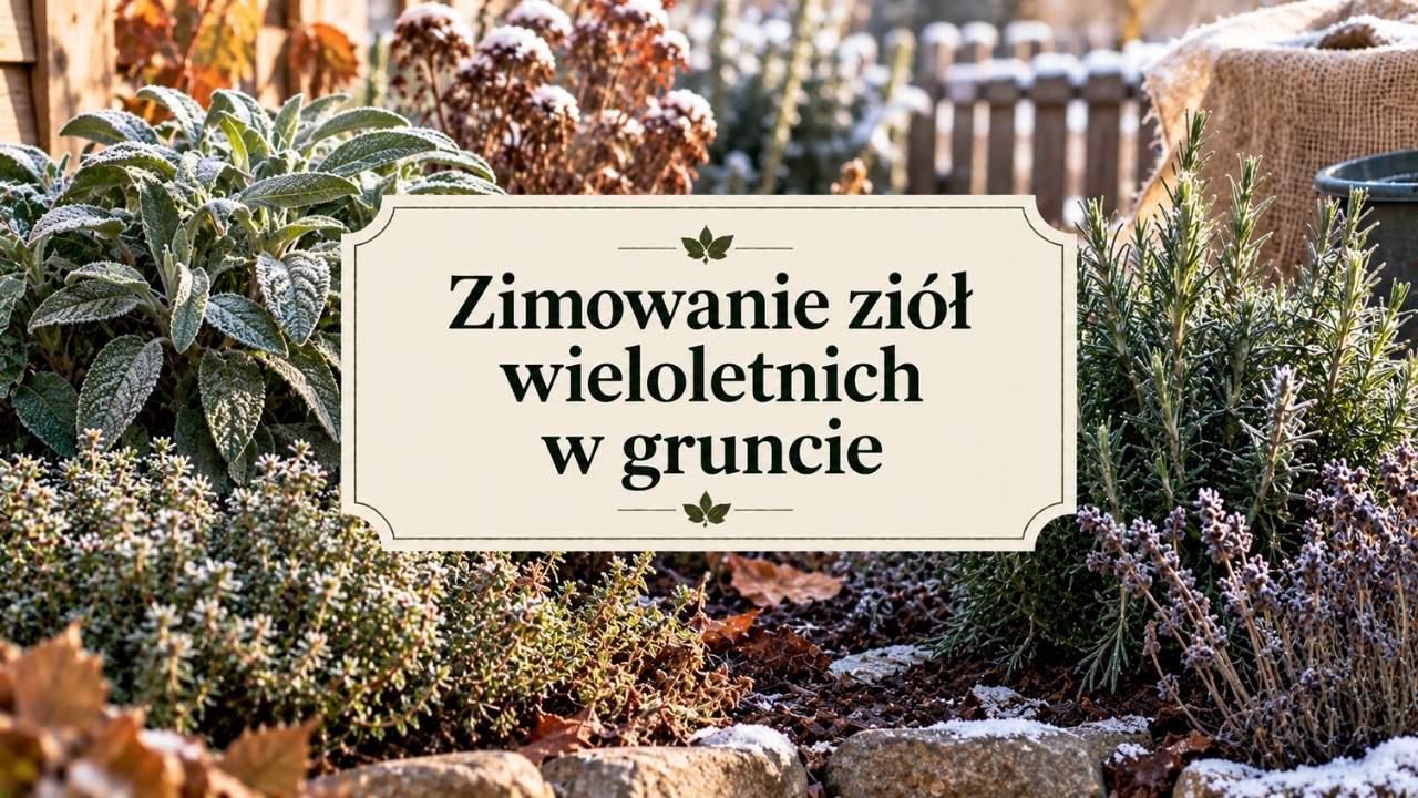Zimowanie ziół wieloletnich w gruncie
