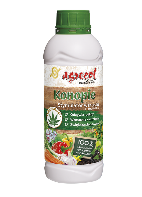 KONOPIE – STYMUFLOR-K – STYMULATOR WZROSTU ROŚLIN 1l BIO