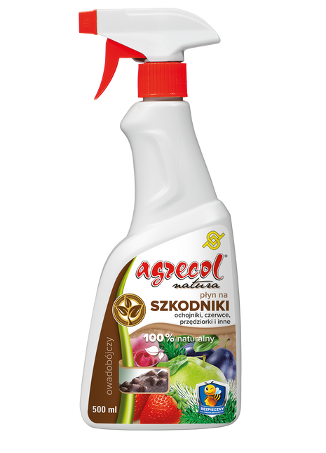 PŁYN NA SZKODNIKI – OCHOJNIKI, CZERWCE, PRZĘDZIORKI I INNE 0,5l BIO