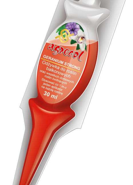 Geranium Strong – odżywka do roślin balkonowych oraz wszelkich domowych roślin kwitnących 30 ml