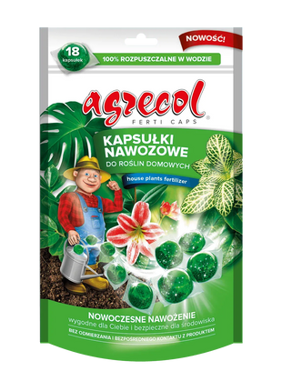 KAPSUŁKI NAWOZOWE - DO ROŚLIN DOMOWYCH 18 SZTUK - Niezłe Ziółko