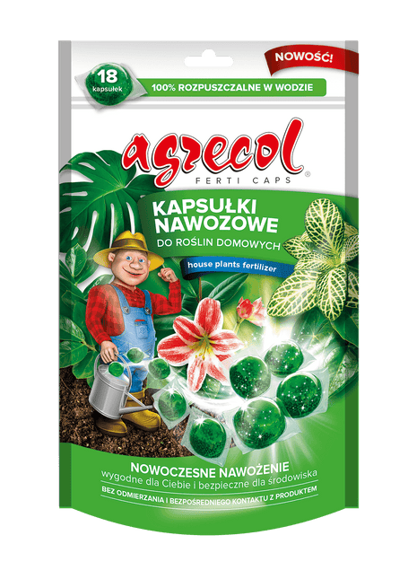 KAPSUŁKI NAWOZOWE - DO ROŚLIN DOMOWYCH 18 SZTUK - Niezłe Ziółko