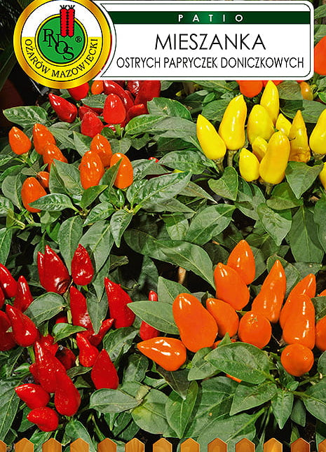 Nasiona - Mieszanka Ostrej Papryki Doniczkowej 0,6g