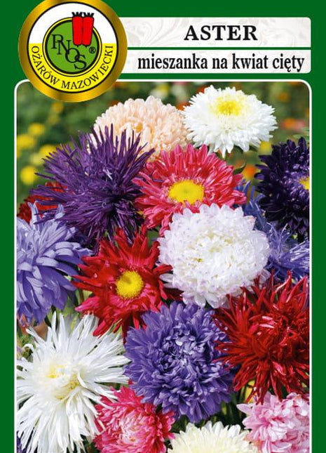 Nasiona - ASTER WYSOKI MIESZANY 0,8g - Niezłe Ziółko