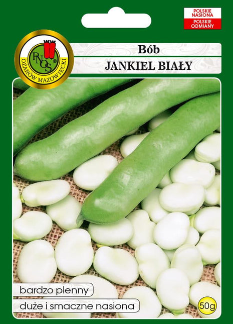 Nasiona - BÓB JANKIEL BIAŁY 50g - Niezłe Ziółko