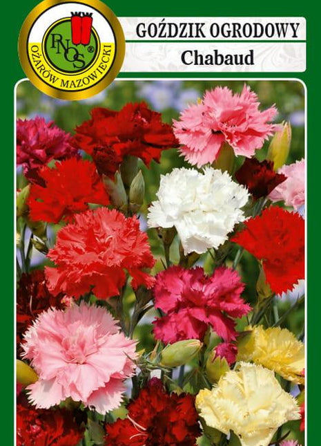Nasiona - GOŹDZIK OGRODOWY CHABAUD MIESZANY 0,3g - Niezłe Ziółko