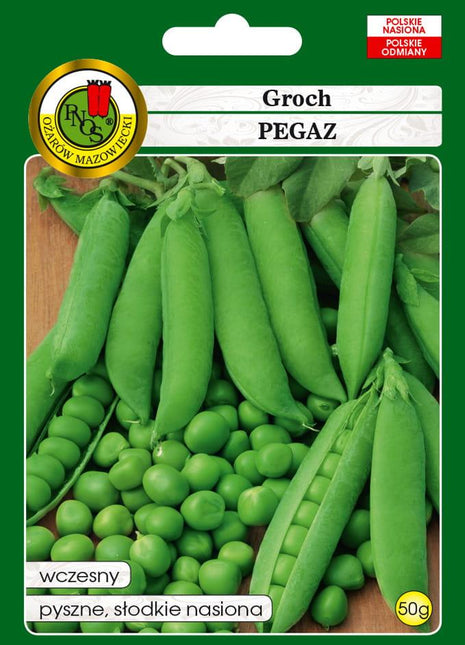 Nasiona - GROCH ŁUSKOWY PEGAZ 50g - Niezłe Ziółko