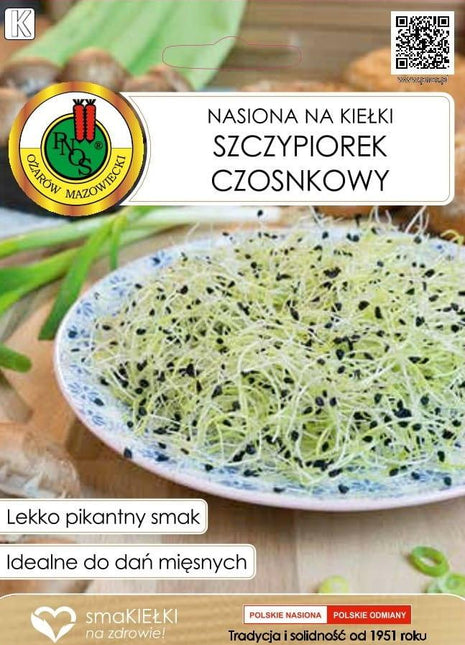 Nasiona - KIEŁKI SZCZYPIOREK CZOSNKOWY 5G - Niezłe Ziółko