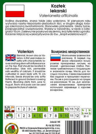 Nasiona - KOZŁEK 0,1g - Niezłe Ziółko