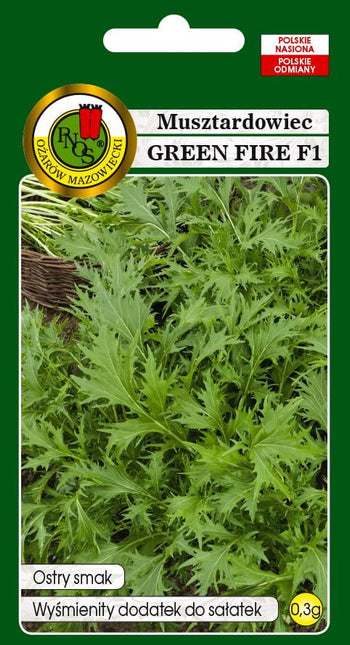 Nasiona - MUSZTARDOWIEC GREEN FIRE F1 0,3g - Niezłe Ziółko
