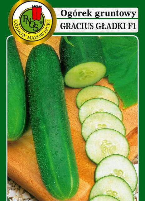 Nasiona - OGÓREK GRUNTOWY GRACIUS GŁADKI F1 5g - Niezłe Ziółko