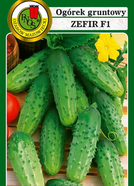 Nasiona - OGÓREK GRUNTOWY ZEFIR F1 5g - Niezłe Ziółko