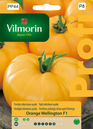 Nasiona Pomidora - Orange Wellington F1 – 15 ziaren w opakowaniu - Niezłe Ziółko