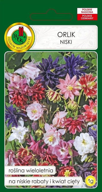 Nasiona - ORLIK NISKI MIESZANY 1g - Niezłe Ziółko