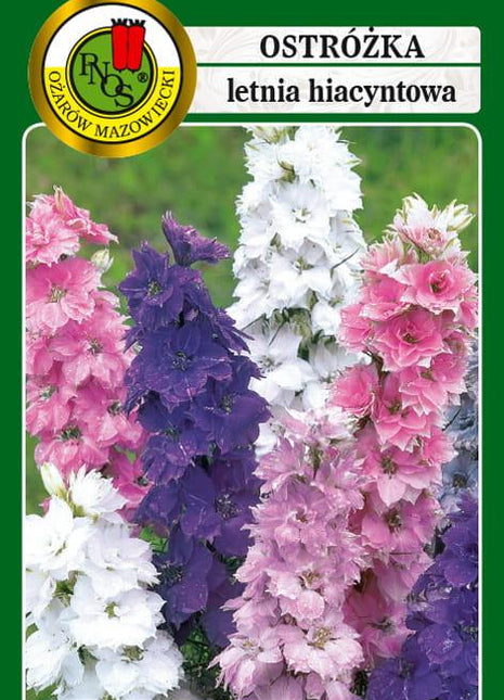 Nasiona - OSTRÓŻKA HIACYNTOWA MIESZANA 0,8g - Niezłe Ziółko