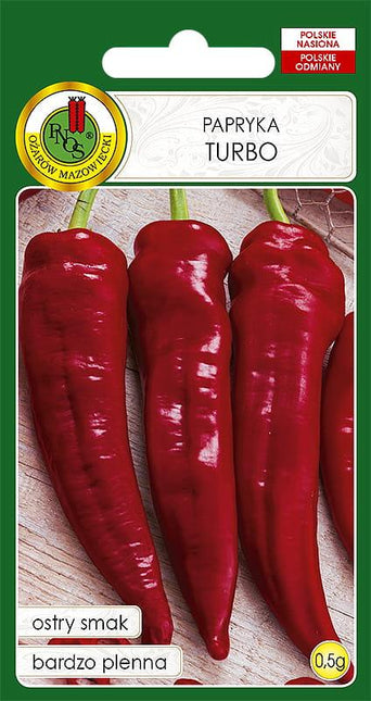 Nasiona - PAPRYKA TURBO 0,5g - Niezłe Ziółko