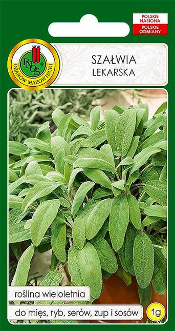 Nasiona - SZAŁWIA LEKARSKA 1g - Niezłe Ziółko
