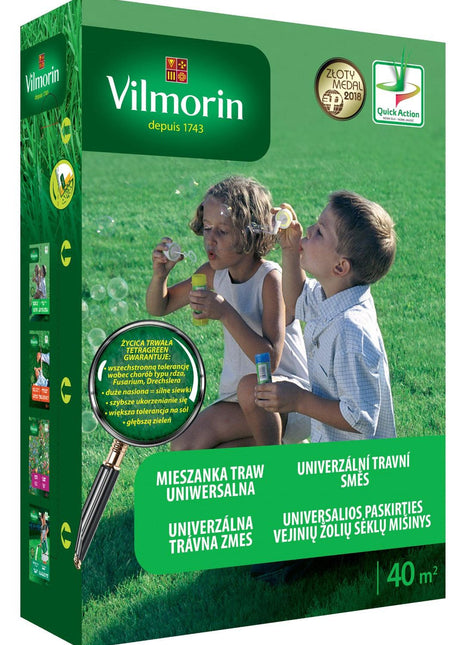 Nasiona - Trawa Uniwersalna Vilmorin 40 m² 1 kg - Niezłe Ziółko