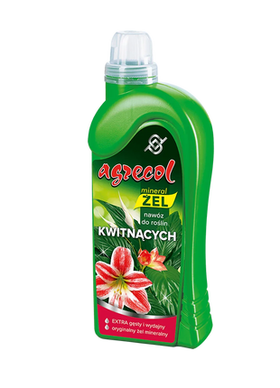 NAWÓZ DO ROŚLIN KWITNĄCYCH - MINERAL ŻEL 1L - Niezłe Ziółko