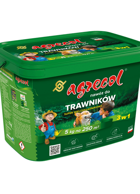 NAWÓZ DO TRAWNIKÓW - SUPER WIELOSKŁADNIKOWY 5KG - Niezłe Ziółko