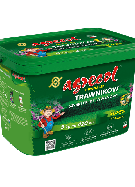 NAWÓZ DO TRAWNIKÓW – SZYBKI EFEKT DYWANOWY 5KG - Niezłe Ziółko