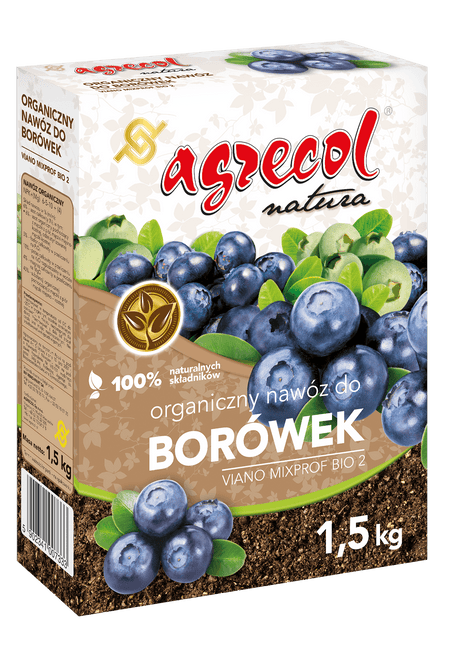 ORGANICZNY NAWÓZ - DO BORÓWEK 1,5KG - Niezłe Ziółko
