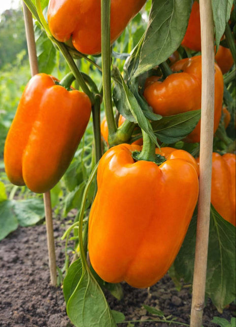 Papryka Pomarańczowa Kubista Słodka - Sadzonka