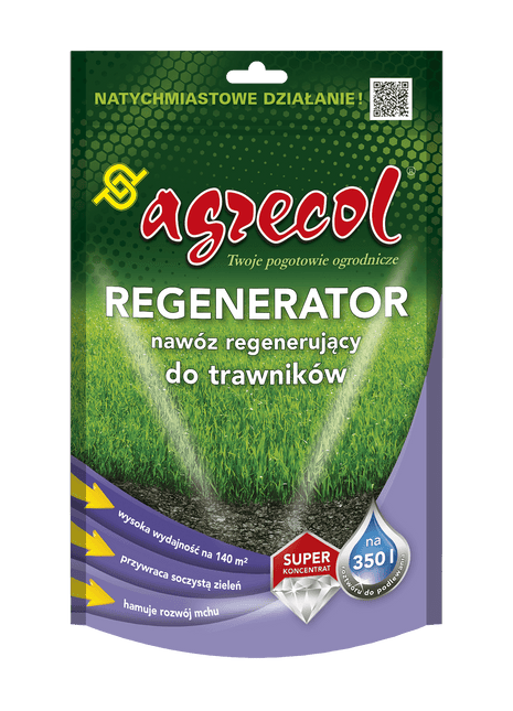 REGENERATOR – NAWÓZ REGENERUJĄCY DO TRAWNIKÓW 350G - Niezłe Ziółko