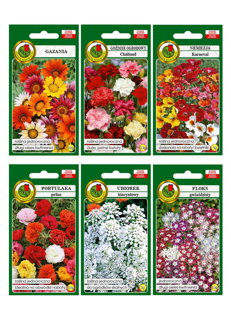 Zestaw Bezproblemowy Kwietny Dywan 6 szt.