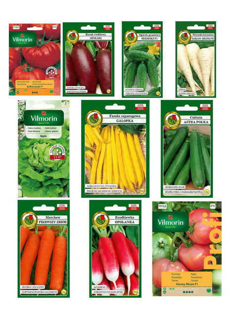 Duży zestaw do Wysiewu Warzyw 10 szt. + akcesoria