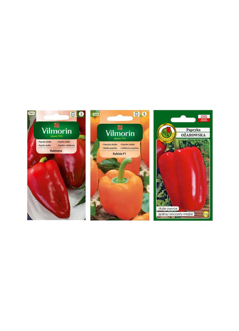 Zestaw do Wysiewu Papryki Słodkie 3 szt. + akcesoria - Niezłe Ziółko